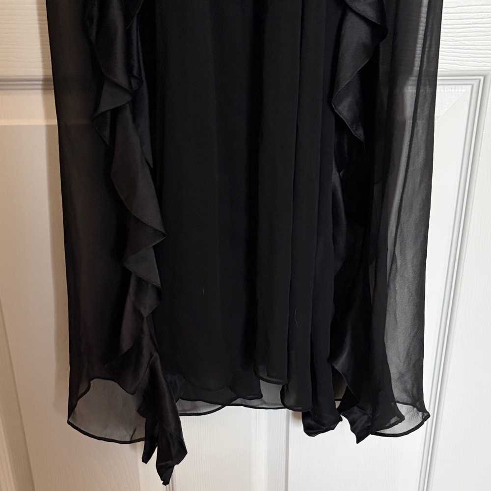 Victoria's Secret Black Lace Trim Robe - Picture 4 of 12